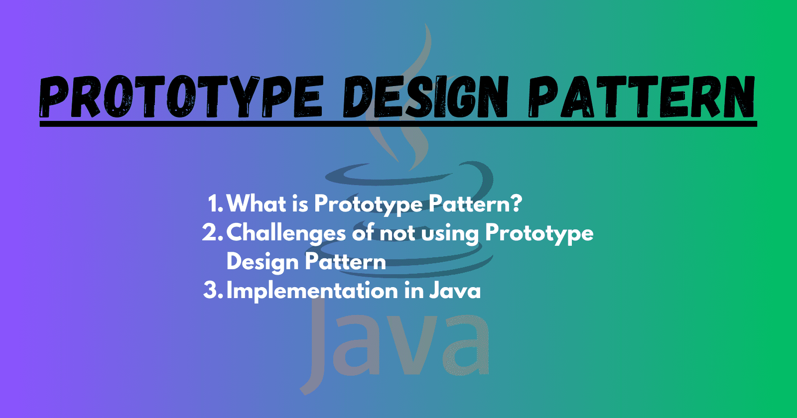 Simplify Object Creation with Prototype Pattern